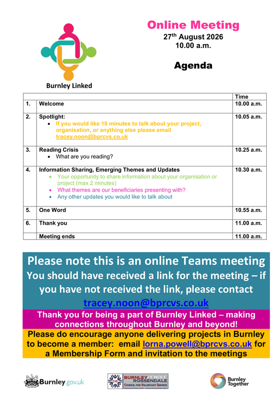 Burnley Linked Agenda May 2025