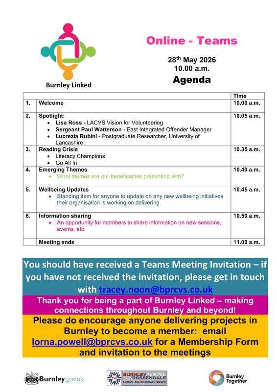 Burnley Linked Agenda May 2025