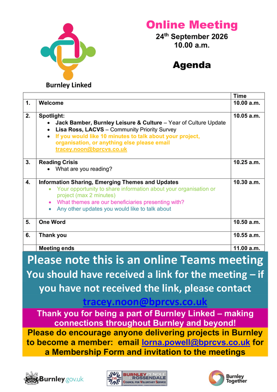 Burnley Linked Agenda May 2025